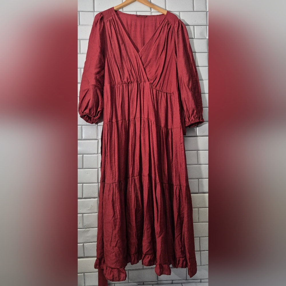 BloomChic Red Maxi Dress